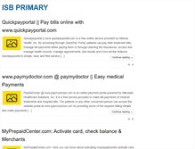 Tablet Screenshot of isbprimary.com